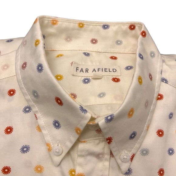 Far Afield Mens Cotton Shirt Size UK 2/M - Picture 8 of 8